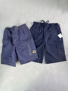 Arizona Shorts Size 4 Lot (2)  Blue Cargo Chino Running Outdoors Bottoms New